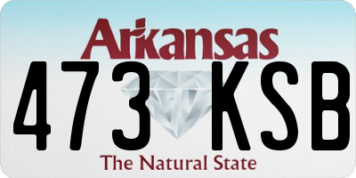 AR license plate 473KSB