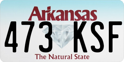 AR license plate 473KSF