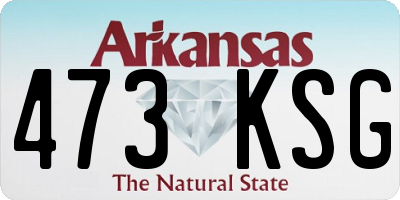 AR license plate 473KSG