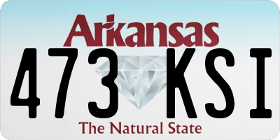 AR license plate 473KSI