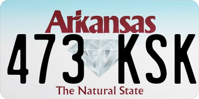 AR license plate 473KSK