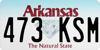 AR license plate 473KSM