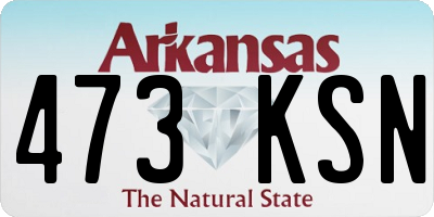 AR license plate 473KSN