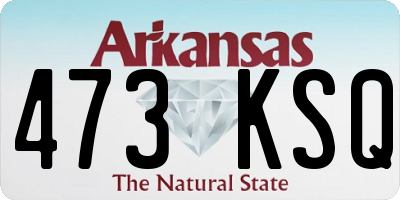 AR license plate 473KSQ