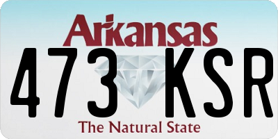 AR license plate 473KSR