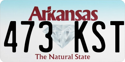 AR license plate 473KST