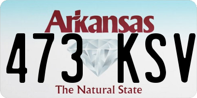 AR license plate 473KSV