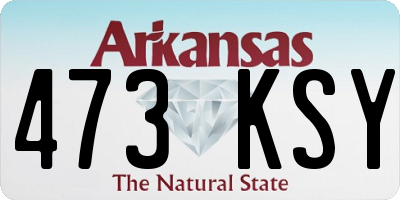 AR license plate 473KSY