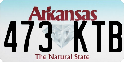 AR license plate 473KTB