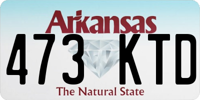 AR license plate 473KTD