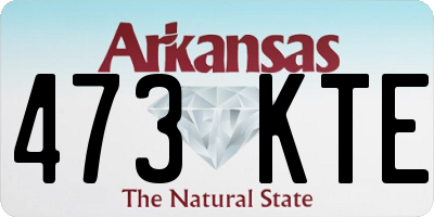AR license plate 473KTE