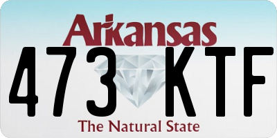 AR license plate 473KTF