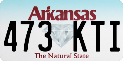 AR license plate 473KTI