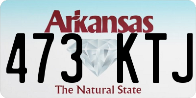 AR license plate 473KTJ