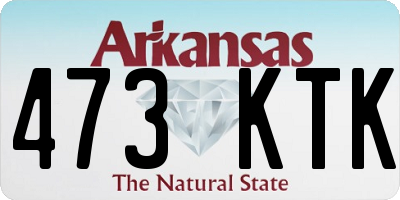 AR license plate 473KTK