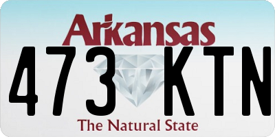 AR license plate 473KTN