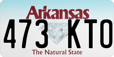 AR license plate 473KTO