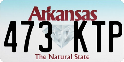 AR license plate 473KTP