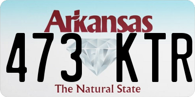 AR license plate 473KTR