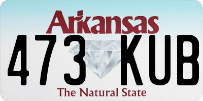 AR license plate 473KUB