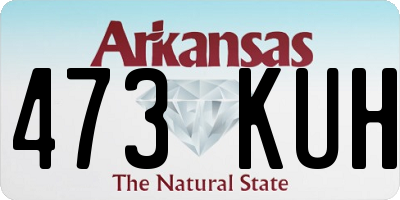 AR license plate 473KUH