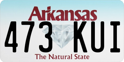 AR license plate 473KUI