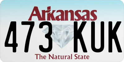 AR license plate 473KUK