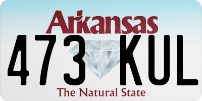 AR license plate 473KUL