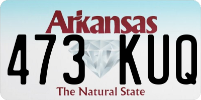 AR license plate 473KUQ