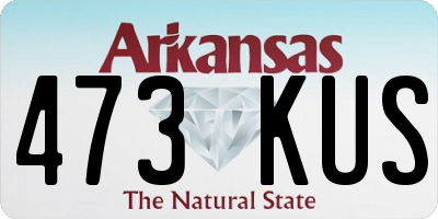 AR license plate 473KUS