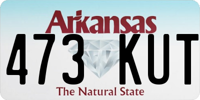 AR license plate 473KUT