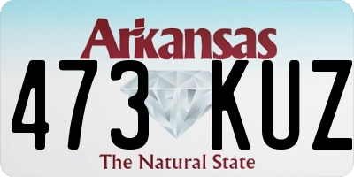 AR license plate 473KUZ