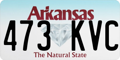 AR license plate 473KVC
