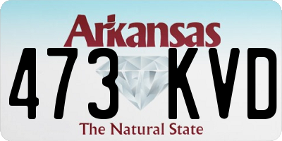 AR license plate 473KVD