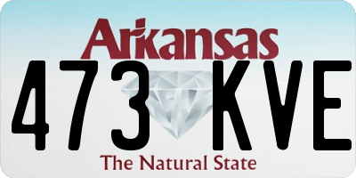 AR license plate 473KVE