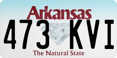AR license plate 473KVI