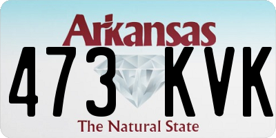 AR license plate 473KVK