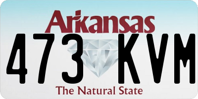 AR license plate 473KVM