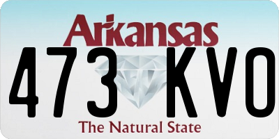 AR license plate 473KVO