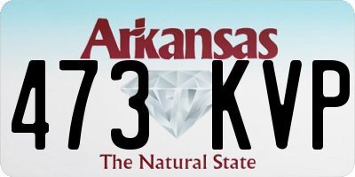 AR license plate 473KVP