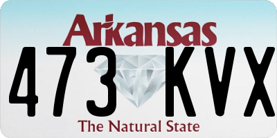 AR license plate 473KVX