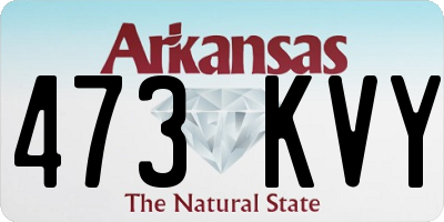 AR license plate 473KVY