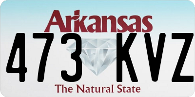AR license plate 473KVZ