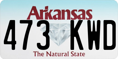 AR license plate 473KWD