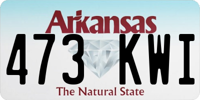 AR license plate 473KWI