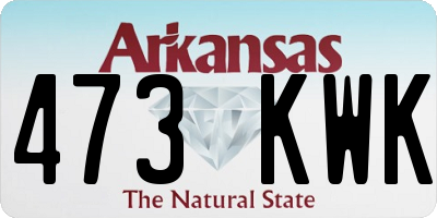 AR license plate 473KWK