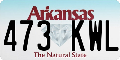 AR license plate 473KWL