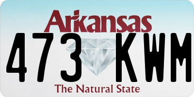 AR license plate 473KWM