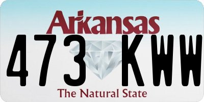 AR license plate 473KWW