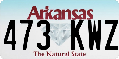 AR license plate 473KWZ